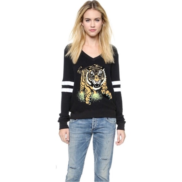 wildfox tiger sweatshirt